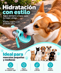 Botella de Agua 2 en 1 para perros - Bebedero Portátil