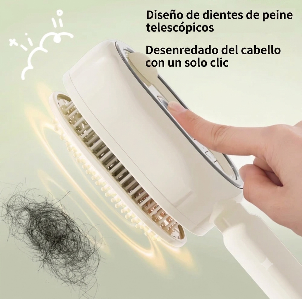 Lúmora™                                      Cepillo Capilar inteligente con Spray