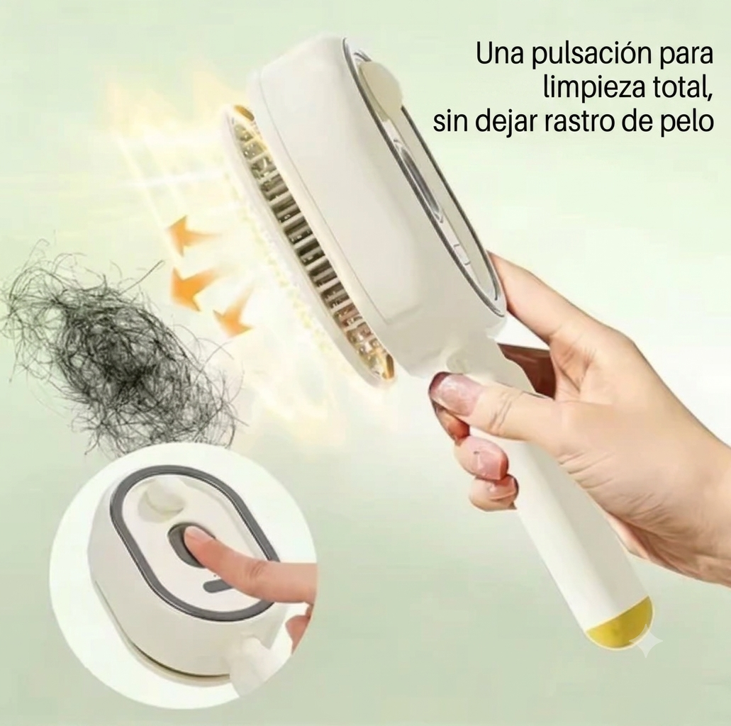 Lúmora™                                      Cepillo Capilar inteligente con Spray